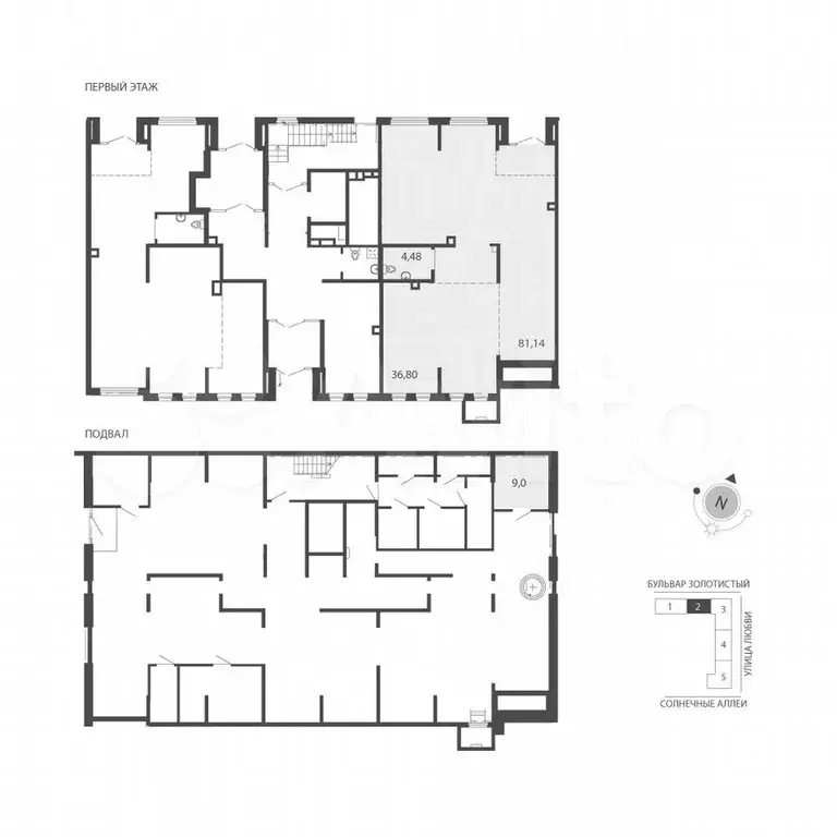 Продам помещение свободного назначения, 122.3 м - Фото 0