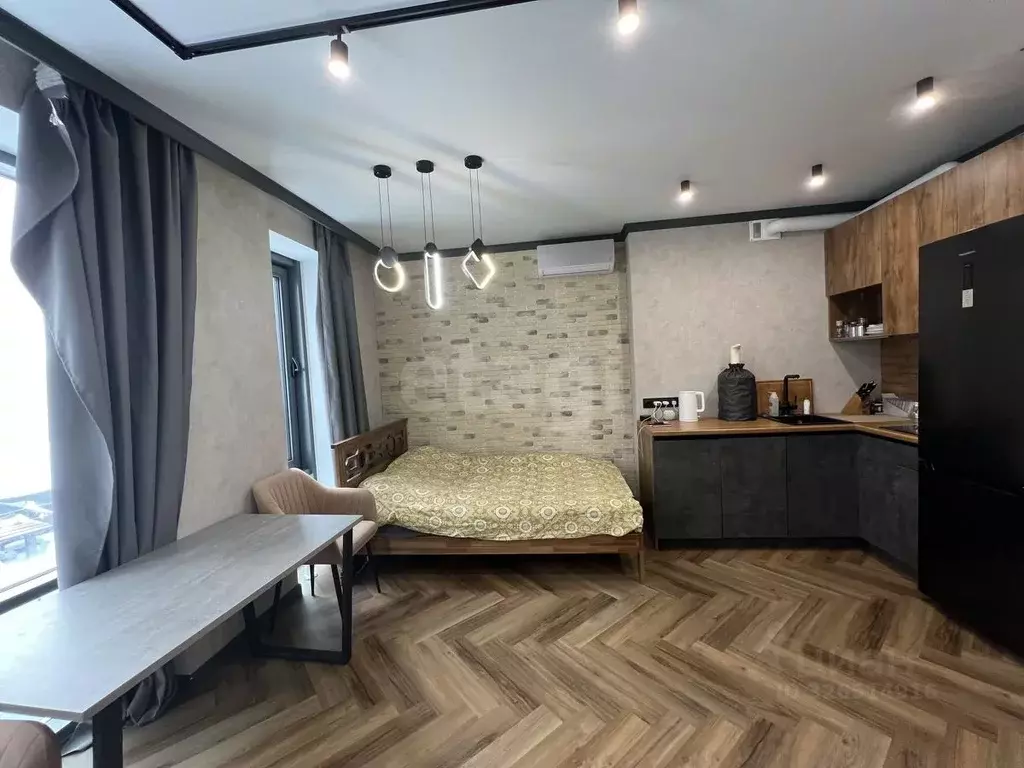 Студия Тюменская область, Тюмень ул. Николая Машарова, 2 (31.0 м) - Фото 1