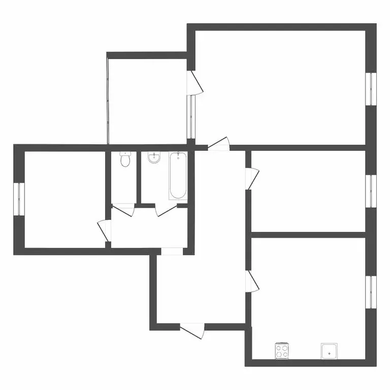 3-комнатная квартира: Тюмень, улица Клары Цеткин, 61к2 (92.3 м) - Фото 1