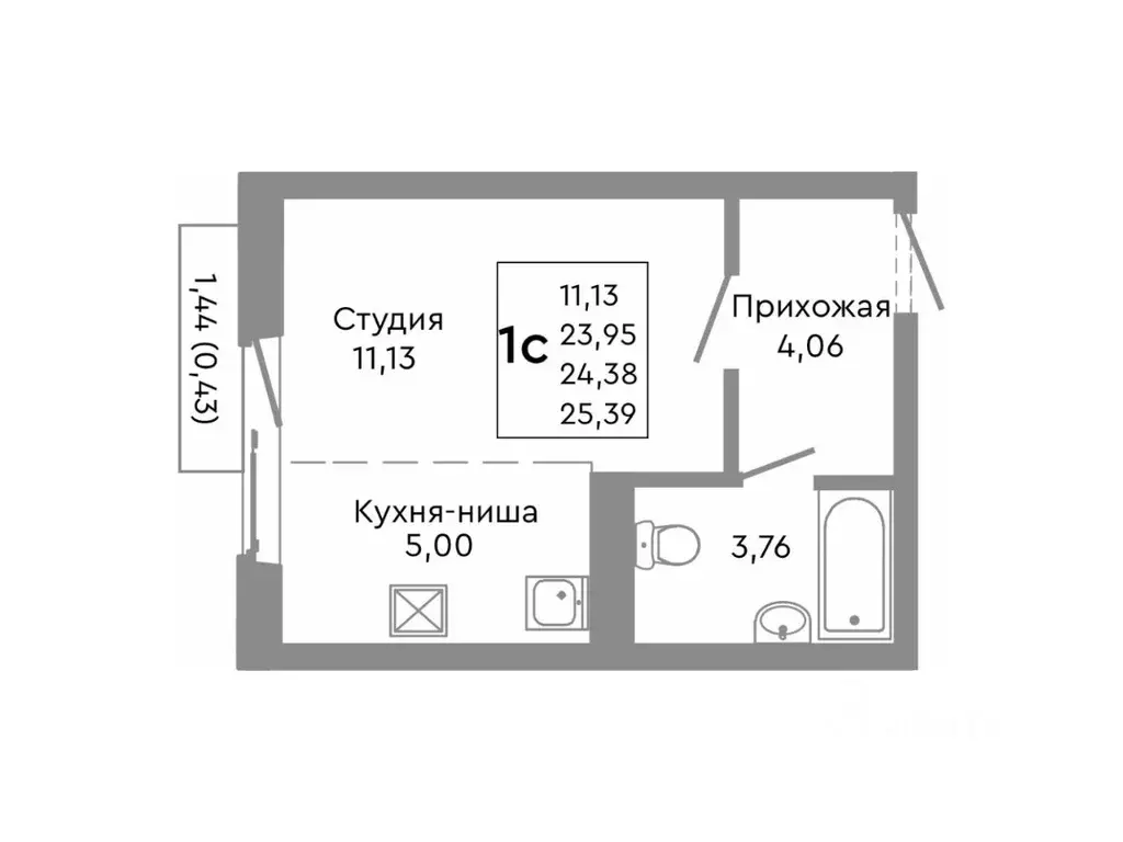 Студия Челябинская область, Челябинск Никс Лайн на Ярославской жилой ... - Фото 1