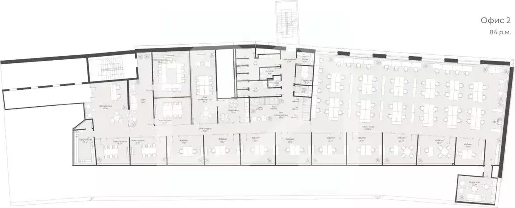 Помещение свободного назначения в Москва ул. Станиславского, 21С3 (950 ... - Фото 2