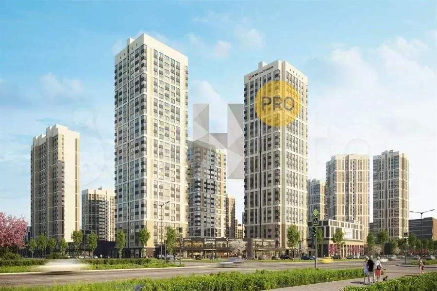 2-к. квартира, 64,5 м, 22/22 эт. - Фото 1