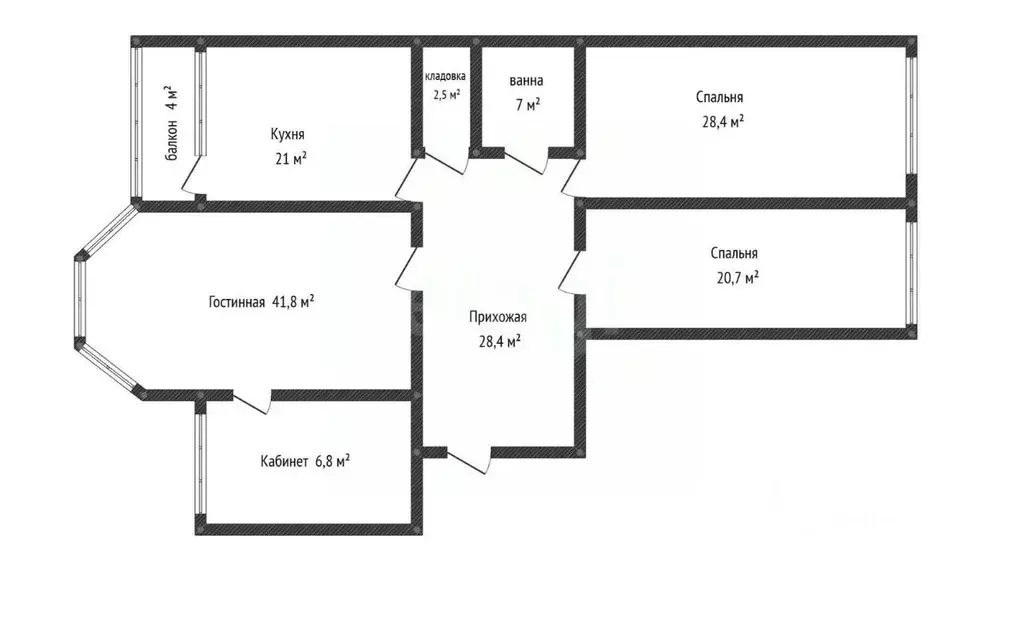 4-к кв. Дагестан, Махачкала просп. Гамидова, 6А (160.0 м) - Фото 2