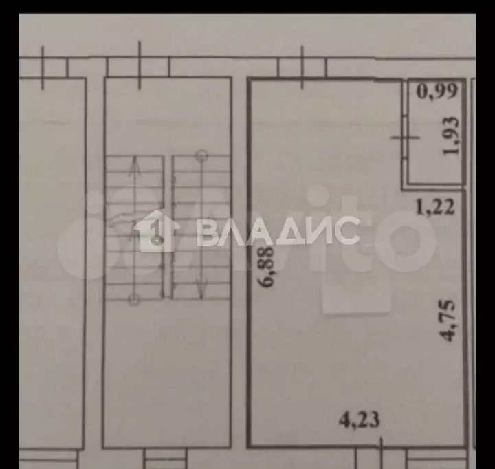 Квартира-студия, 28,4 м, 3/3 эт. - Фото 0