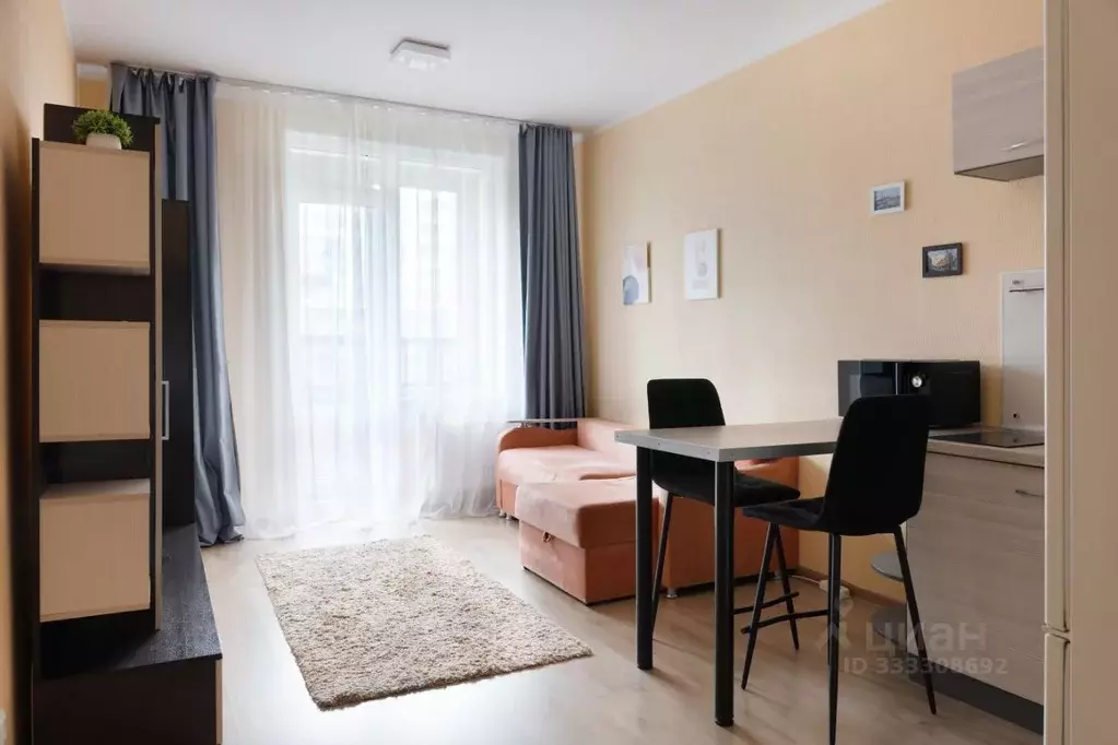 Студия Санкт-Петербург Новолитовская ул., 14 (25.0 м) - Фото 1