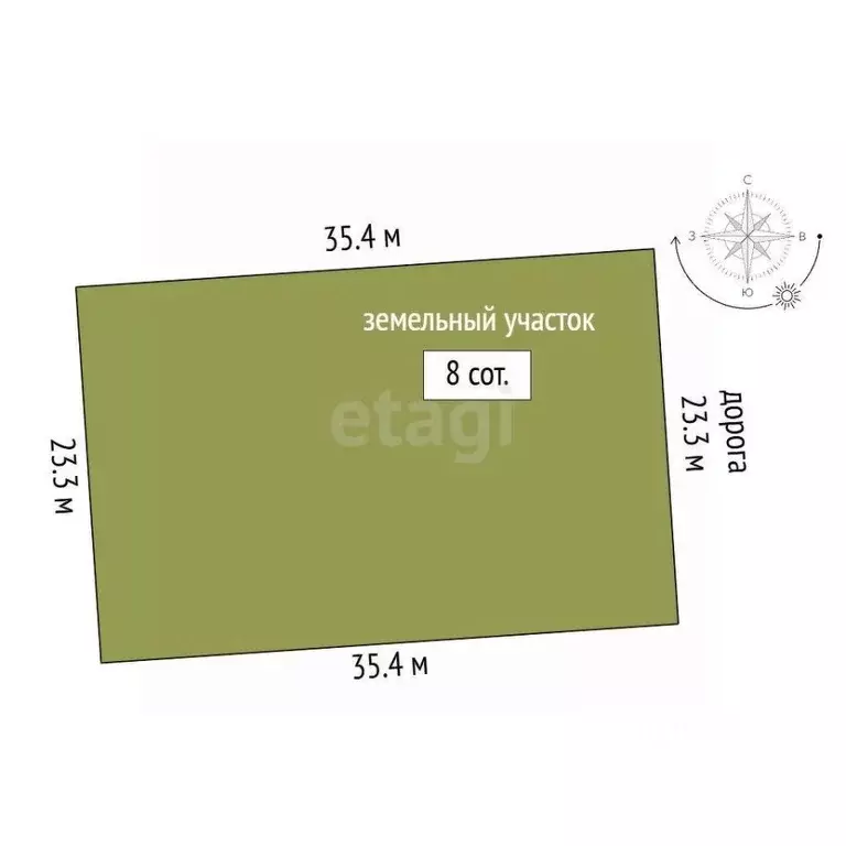 Участок в Башкортостан, Стерлитамакский район, д. Казадаевка, Любажи ... - Фото 1