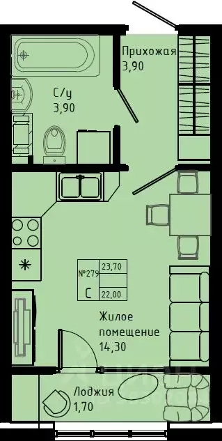 Студия Ленинградская область, Коммунар г. Гатчинский муниципальный ... - Фото 1