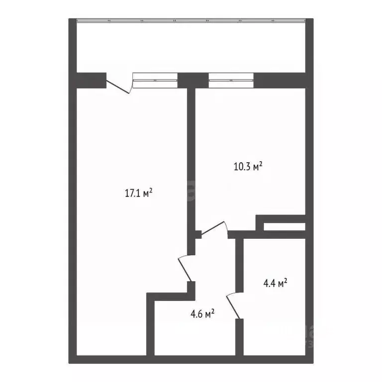 1-к кв. Амурская область, Благовещенск Артиллерийская ул., 20 (36.4 м) - Фото 2