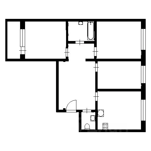 3-к кв. Санкт-Петербург ул. Адмирала Коновалова, 2-4 (87.3 м) - Фото 1