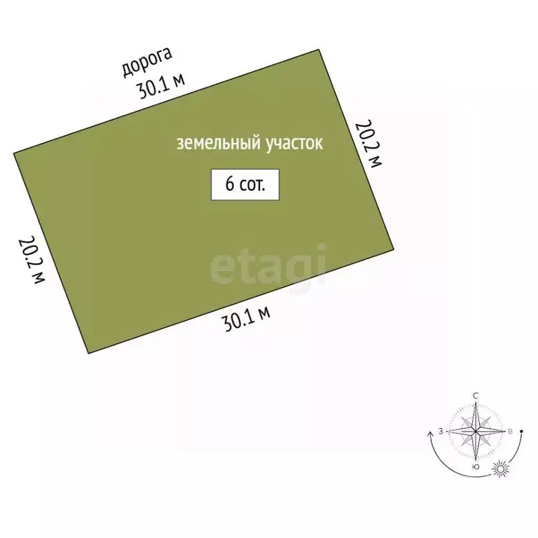 Участок в Татарстан, Альметьевск ул. Самата Гатауллина (6.0 сот.) - Фото 2