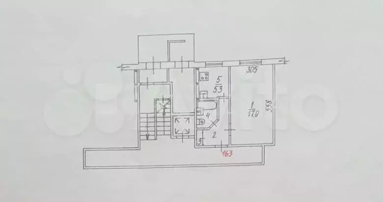 1-к. квартира, 31 м, 1/9 эт. - Фото 0