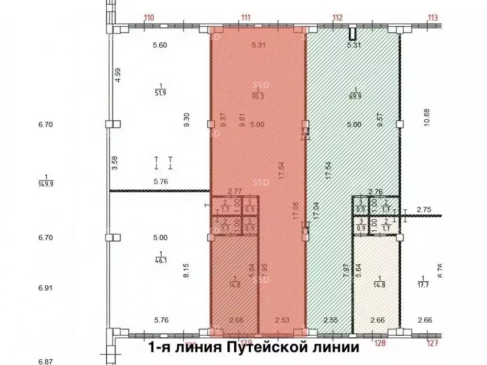 Помещение свободного назначения в Москва Пяловская ул., 1 (90 м) - Фото 2
