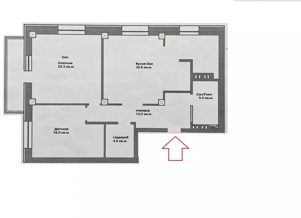 3-к кв. Ростовская область, Ростов-на-Дону просп. 40-летия Победы, ... - Фото 2