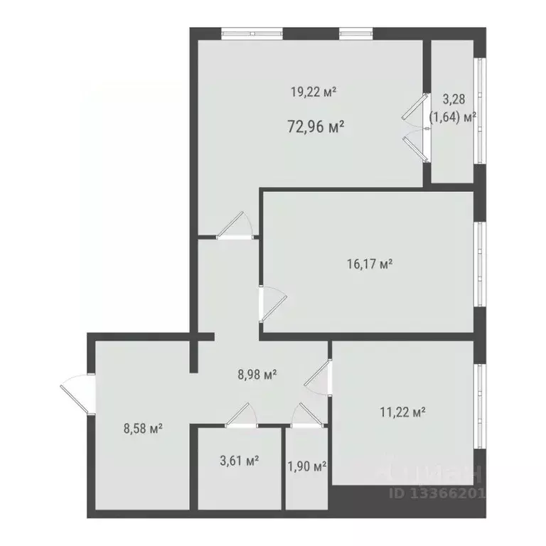 2-к кв. Сахалинская область, Южно-Сахалинск ул. Ленина (71.32 м) - Фото 0