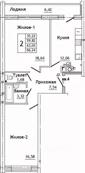 2-к кв. Смоленская область, Смоленский муниципальный округ, д. ... - Фото 0