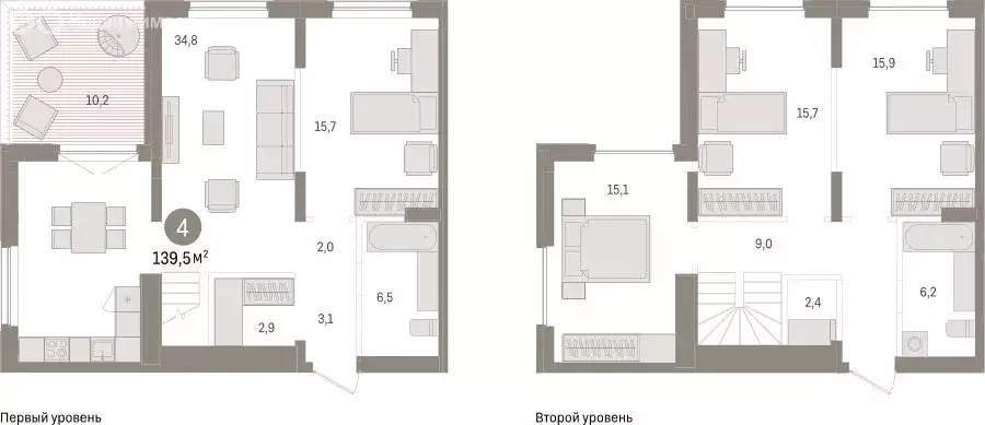 4-комнатная квартира: Новосибирск, улица Аэропорт (139.51 м) - Фото 1