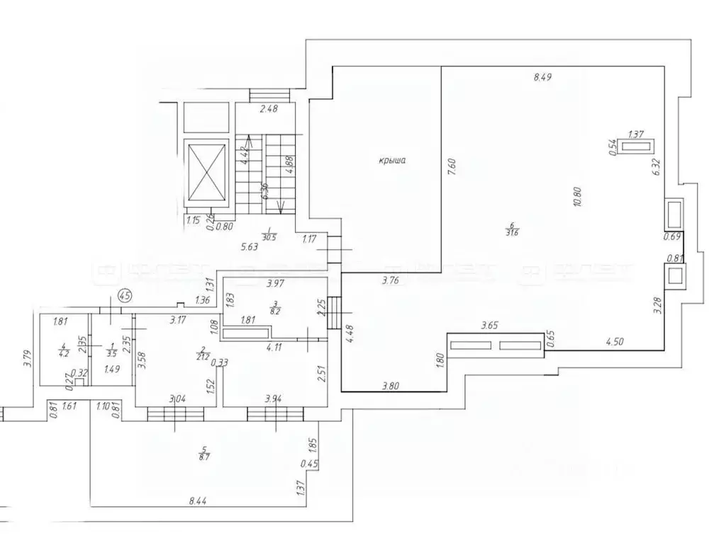 1-к кв. Татарстан, Казань ул. Волкова, 12 (37.1 м) - Фото 2