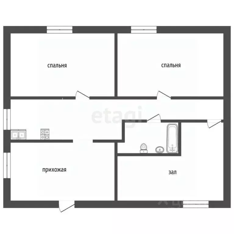 Дом в Тюменская область, Тюмень Камская ул. (75 м) - Фото 1