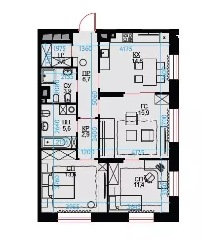 3-комнатная квартира: Москва, улица Ротмистрова, 2к3 (77.3 м) - Фото 1