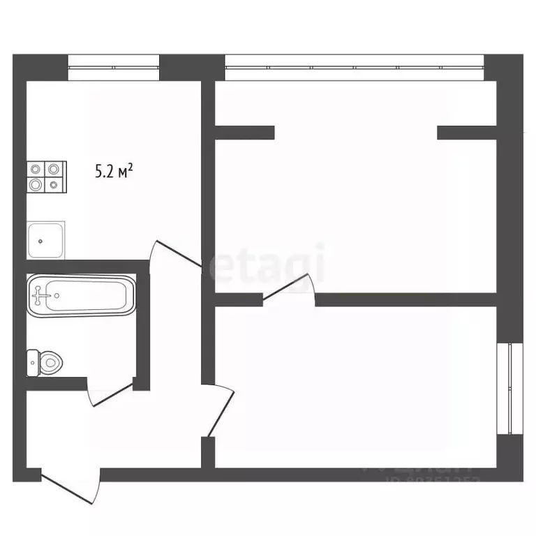2-к кв. Ставропольский край, Ессентуки пер. Менделеева (31.1 м) - Фото 2