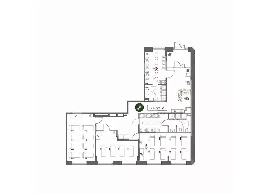 Помещение свободного назначения в Москва ул. 1-я Бухвостова, 2к3 (176 ... - Фото 1