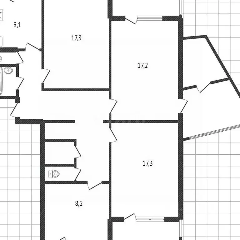 4-к кв. Белгородская область, Белгород ул. Есенина, 56 (97.0 м) - Фото 0