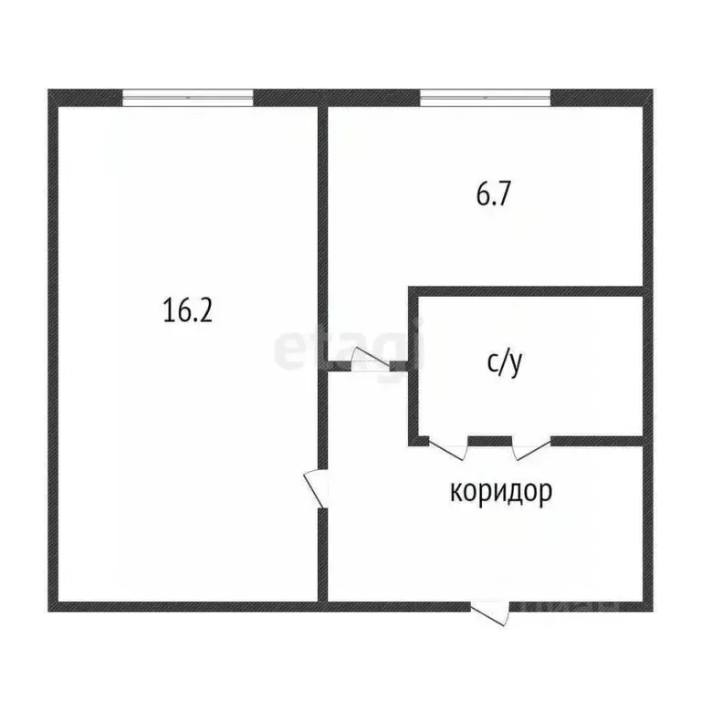 1-к кв. Вологодская область, Вологда Тепличный мкр, 7 (30.8 м) - Фото 2
