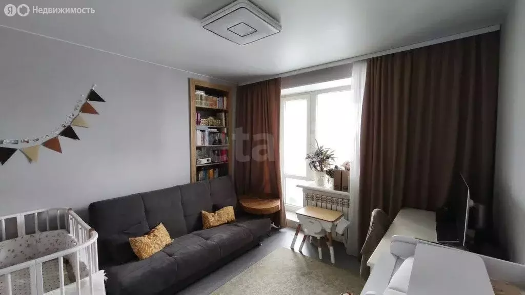 1-комнатная квартира: Омск, улица Пушкина, 140 (33.3 м) - Фото 2