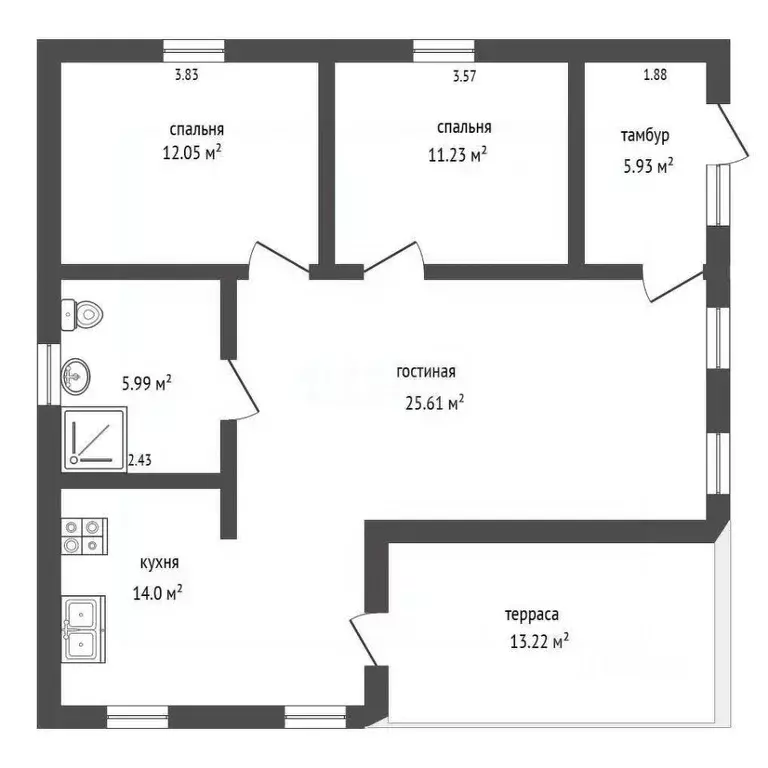 Дом в Московская область, Коломна ул. Подлипки-5 (90 м) - Фото 2