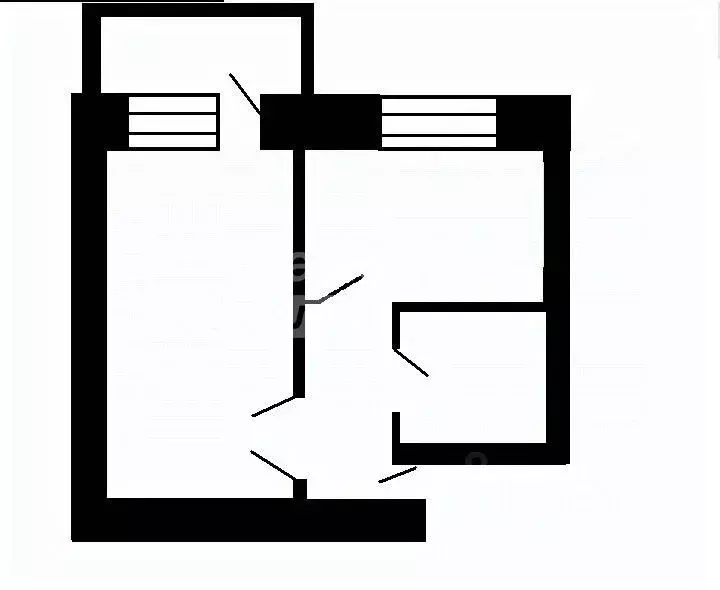 1-к кв. Томская область, Томск ул. Карла Маркса, 54 (30.0 м) - Фото 1
