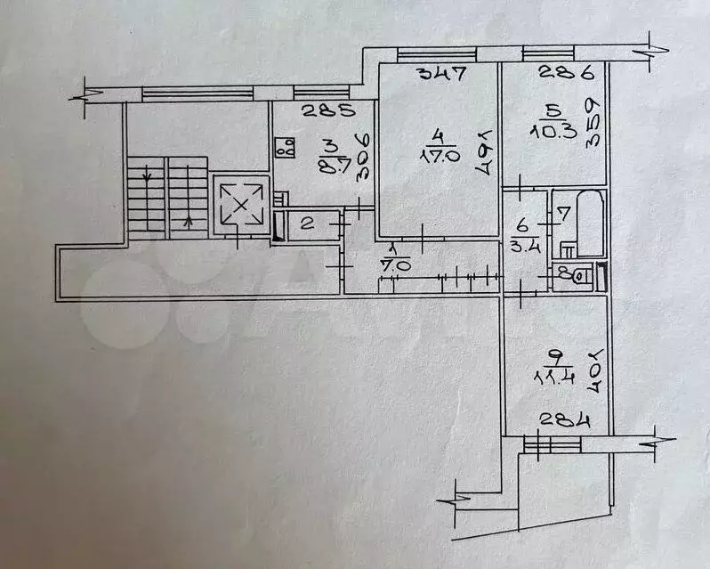 3-к. квартира, 65 м, 7/9 эт. - Фото 0