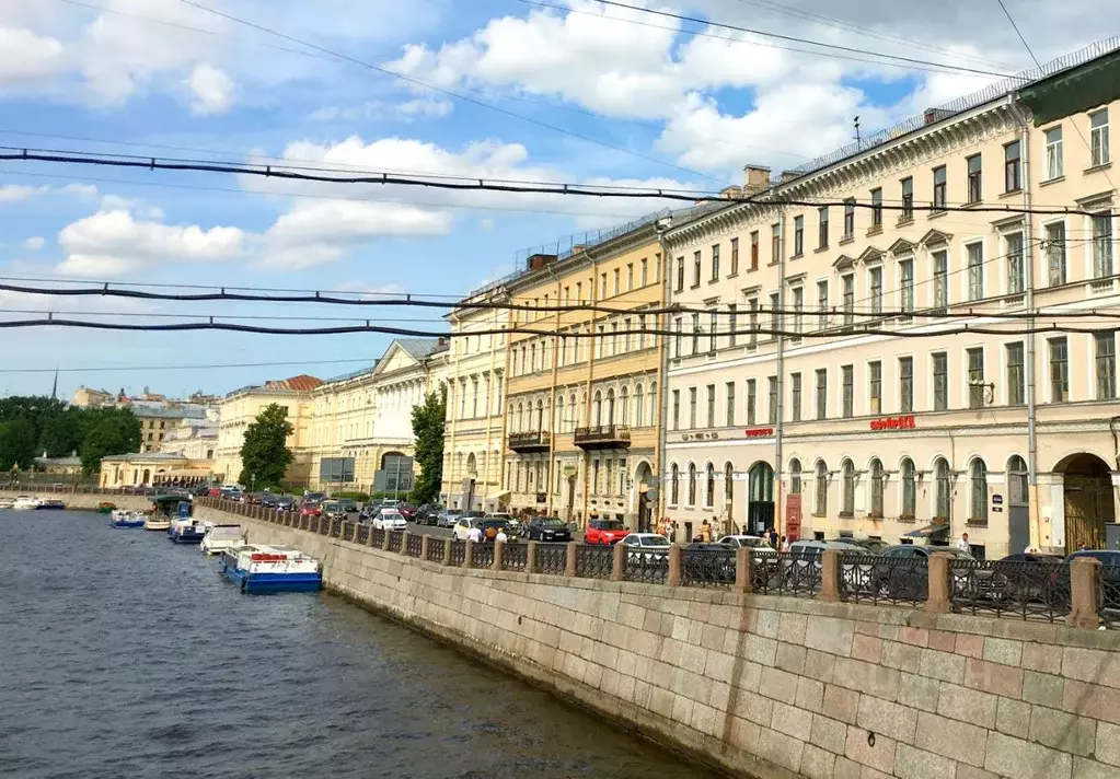 Помещение свободного назначения в Санкт-Петербург наб. Реки Фонтанки, ... - Фото 1