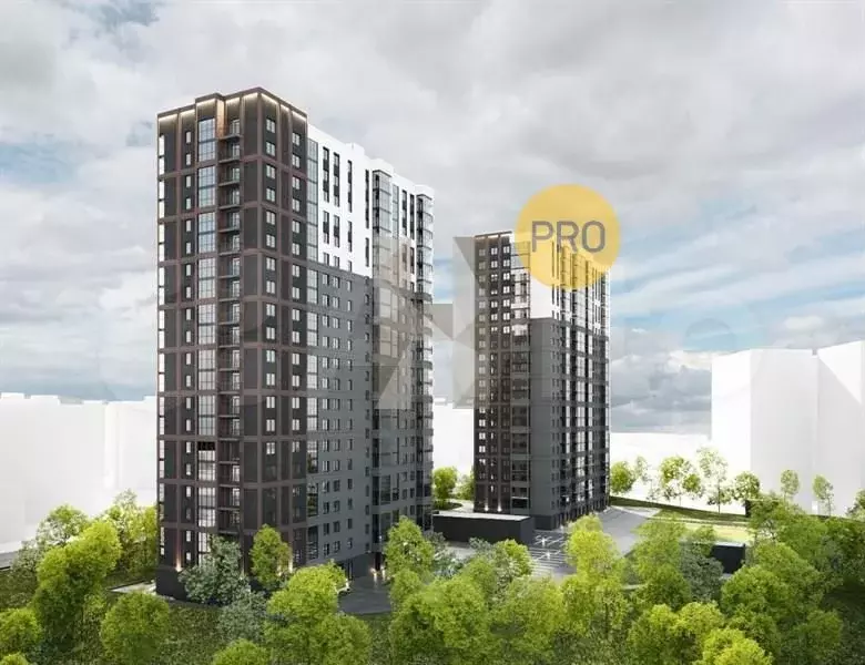 Квартира-студия, 28,8 м, 6/21 эт. - Фото 1