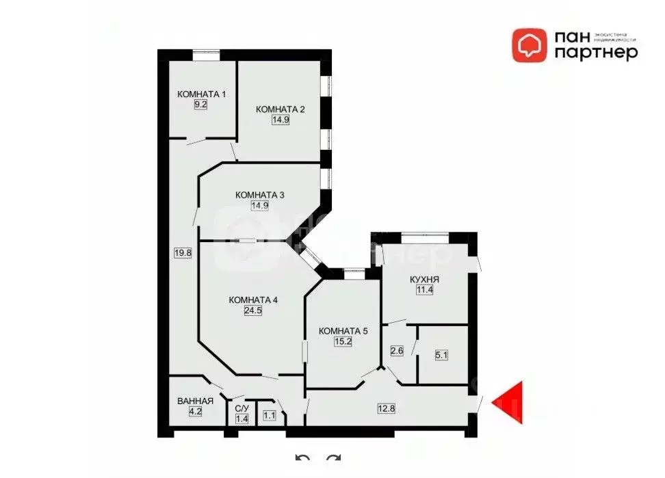 5-к кв. Санкт-Петербург Суворовский просп., 38Б (94.42 м) - Фото 0