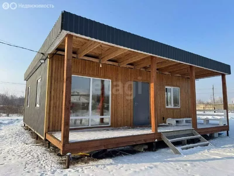 Дом в Омск, территория СОСН Полёт-10, 15-я аллея (78 м) - Фото 0