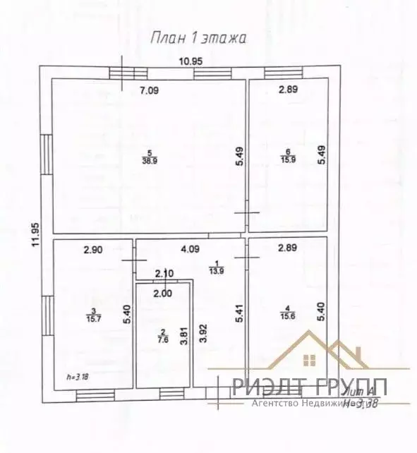 Дом в Татарстан, Высокогорский район, с. Усады ул. Пушкина, 4 (112 м) - Фото 1