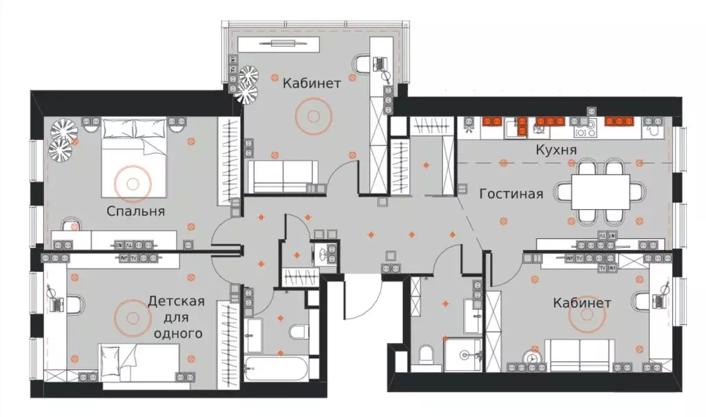 Продаётся 4-к квартира, 109.1 м - Фото 1
