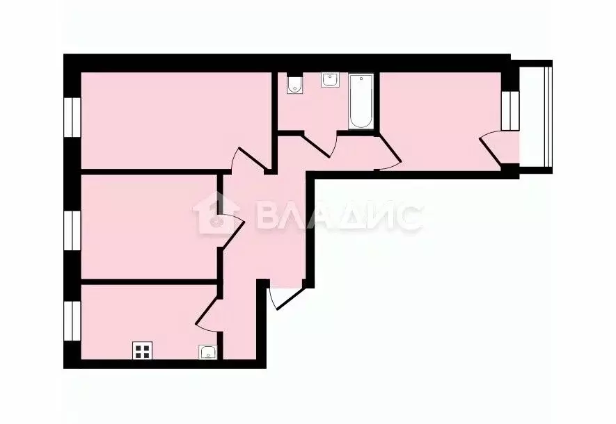 3-к кв. Московская область, Балашиха Звездная ул., 8 (63.0 м) - Фото 1