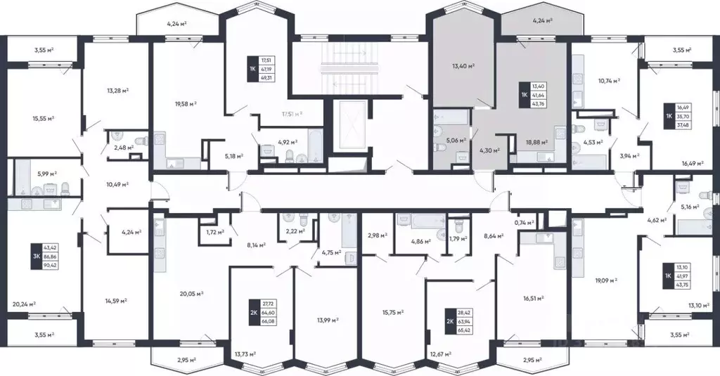 1-к кв. Белгородская область, Старый Оскол Садовые Кварталы мкр,  ... - Фото 2