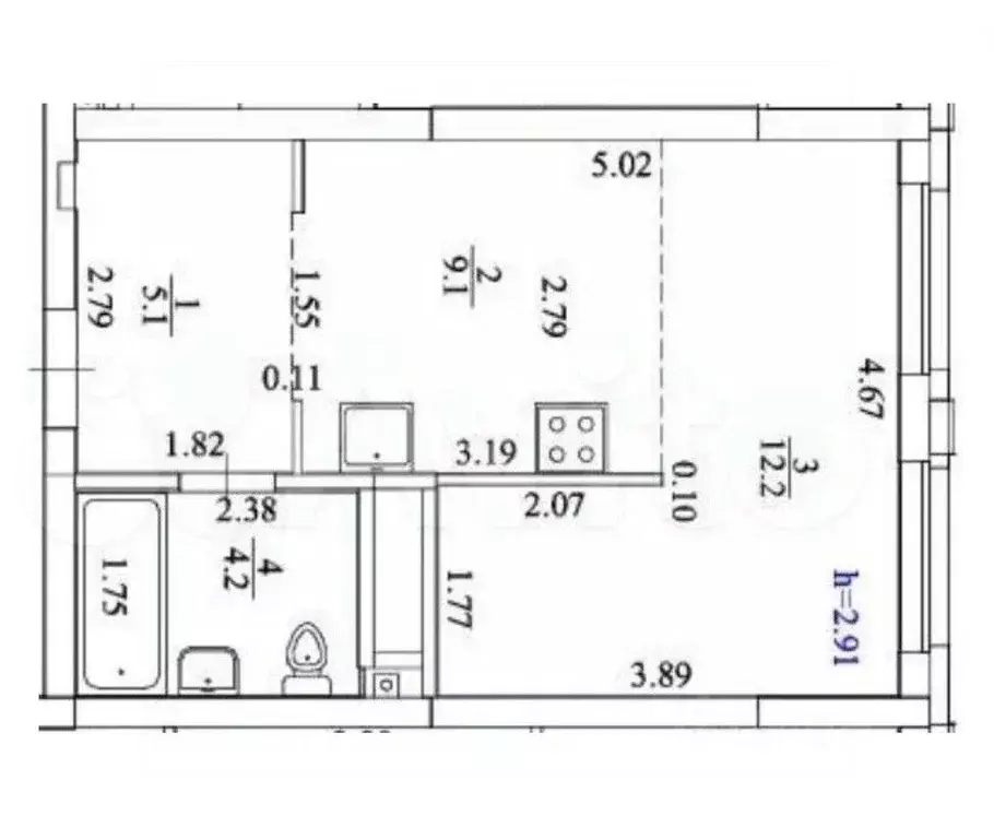 Студия Свердловская область, Екатеринбург ул. Айвазовского, 52 (31.0 ... - Фото 1