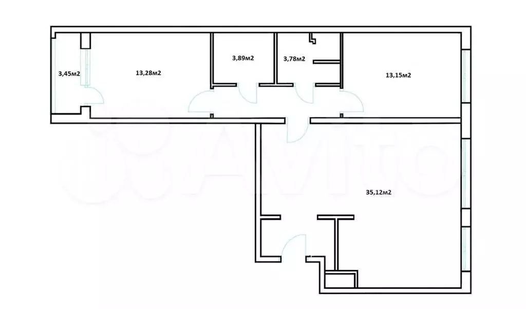 3-к. квартира, 84 м, 2/8 эт. - Фото 0