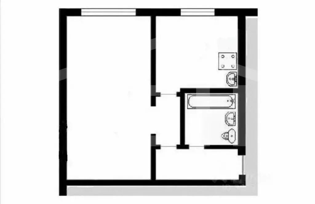 1-комнатная квартира: Воронеж, улица Карла Либкнехта, 35 (29.1 м) - Фото 1