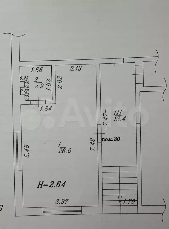 Квартира-студия, 29 м, 1/7 эт. - Фото 0