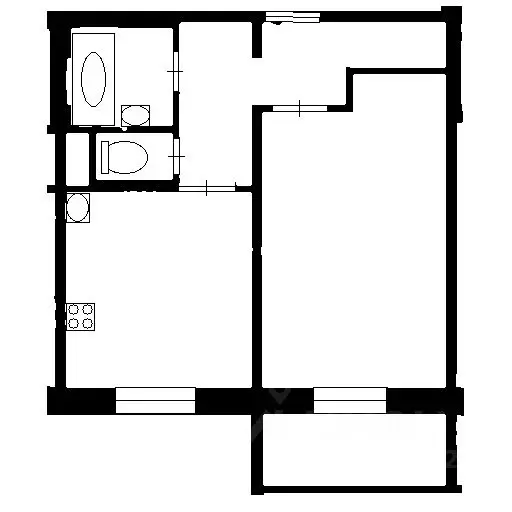 1-к кв. Омская область, Омск ул. Дианова, 18 (37.7 м) - Фото 1