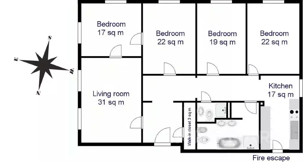 5-к кв. Москва Чистопрудный бул., 14С3 (182.0 м) - Фото 1