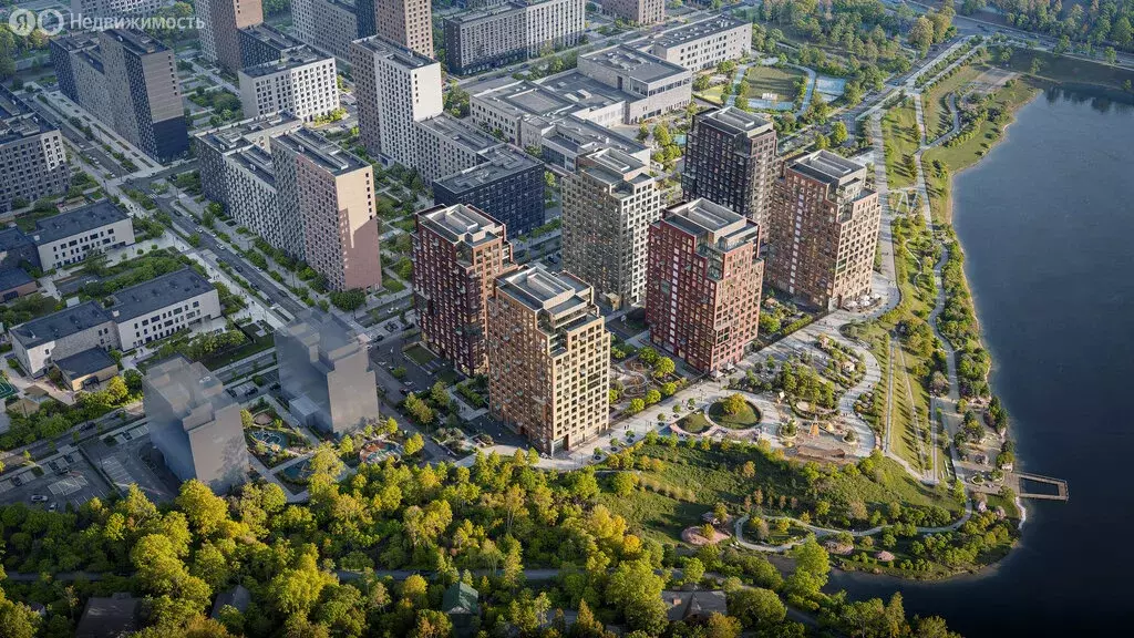 Квартира-студия: Москва, ЖК Бунинская Набережная, 2.6/1.3 (20.8 м) - Фото 2
