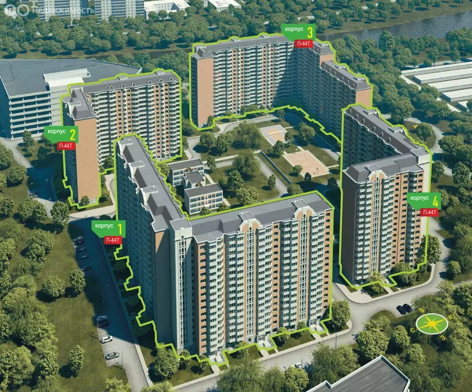 2-комнатная квартира: Москва, Юрловский проезд, 14к3 (59.2 м) - Фото 1