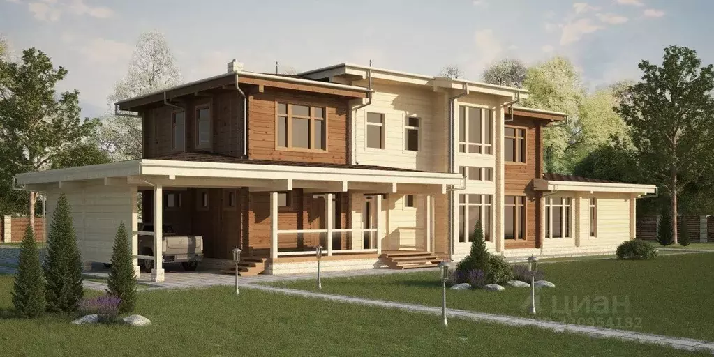 Коттедж в Ленинградская область, Всеволожский район, Куйвозовское ... - Фото 1