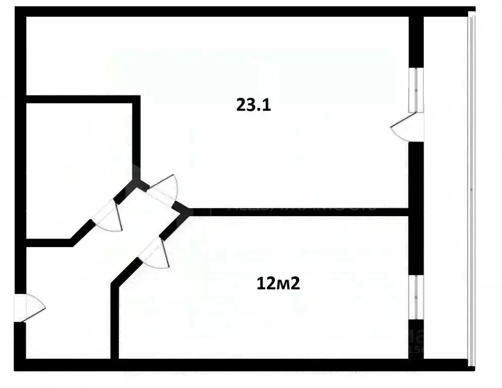 1-к кв. Тюменская область, Тюмень Широтная ул., 152к1 (46.2 м) - Фото 1