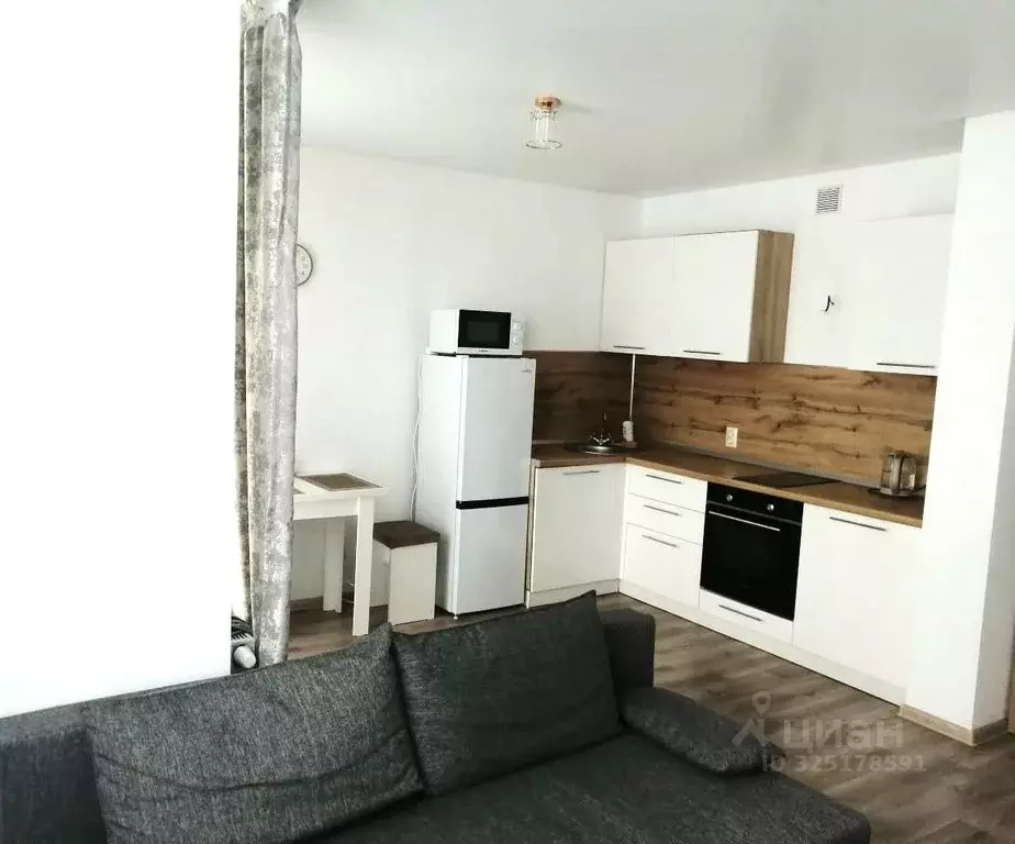 Студия Тюменская область, Тюмень ул. Червишевский Тракт, 47к3 (32.9 м) - Фото 2